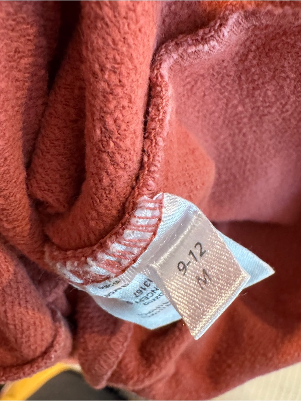 My Little Cozmo Orange Baby Joggers with White Star Print - 9-12 months - Picture 5 of 6